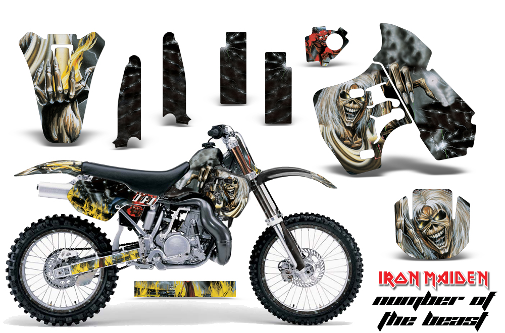 Kawasaki KX 500 88-04 NP Graphic Kit EH NOTB NPs